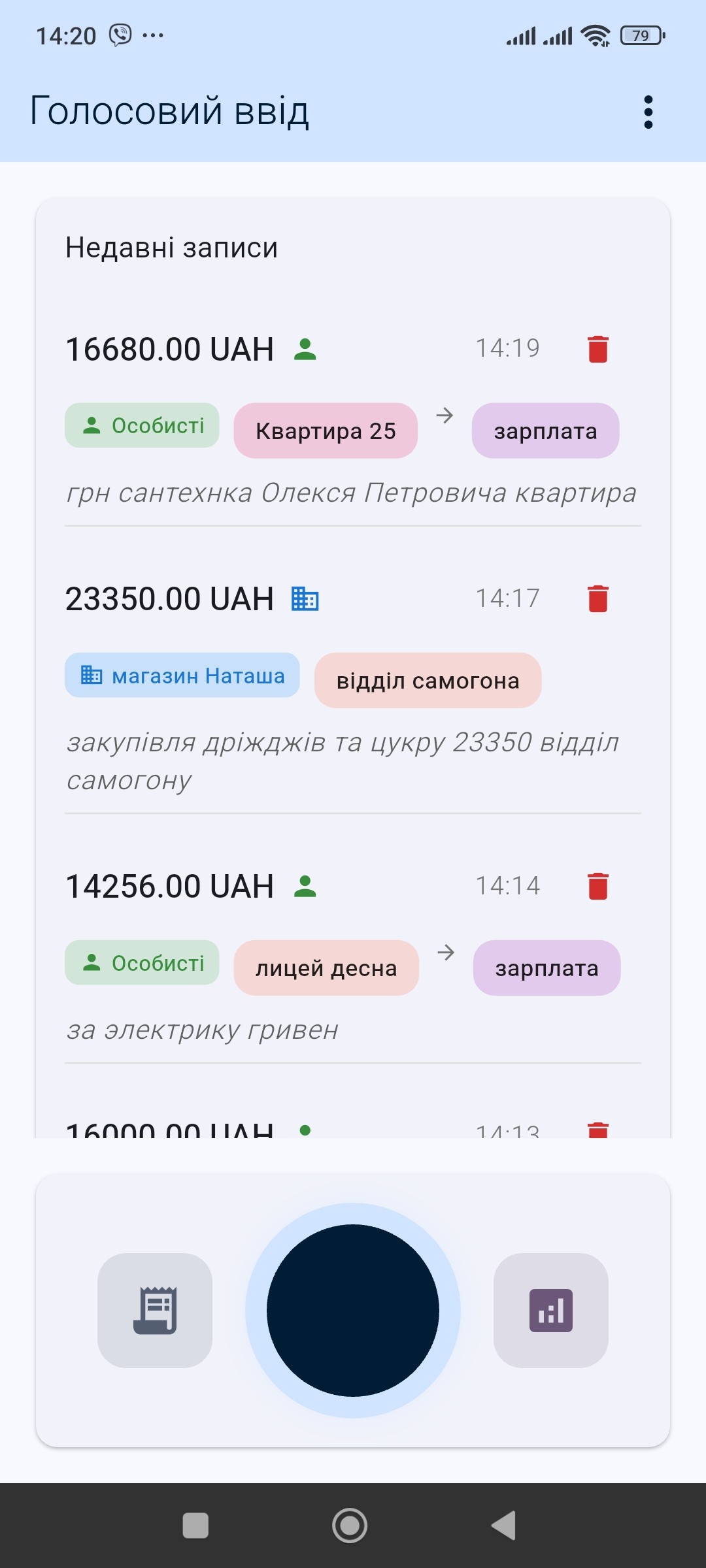 Інтерфейс Money Wall